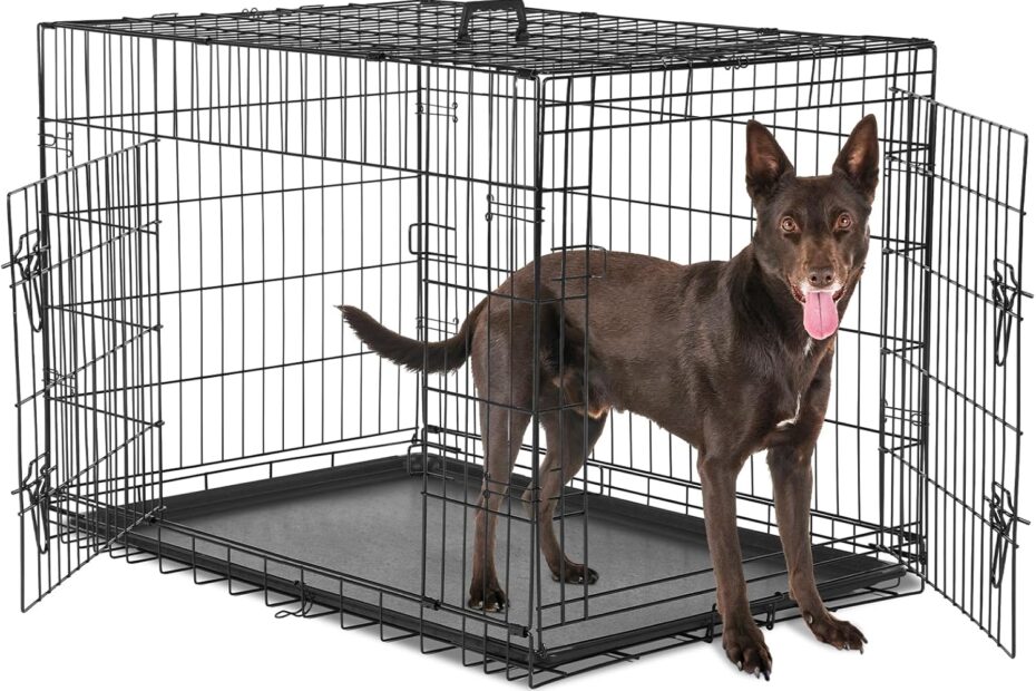 The Ultimate Guide to Sweetcrispy's 36-Inch Double Door Dog Crate: Comfort and Convenience for Your Canine Companion!
