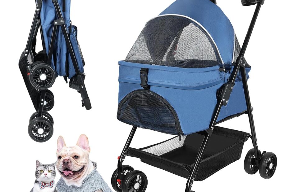 The Ultimate Pet Stroller: Comfort and Convenience for Your Furry Friends!