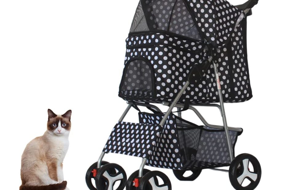 The Ultimate Pet Stroller: Stylish & Convenient Travel for Your Furry Friends!