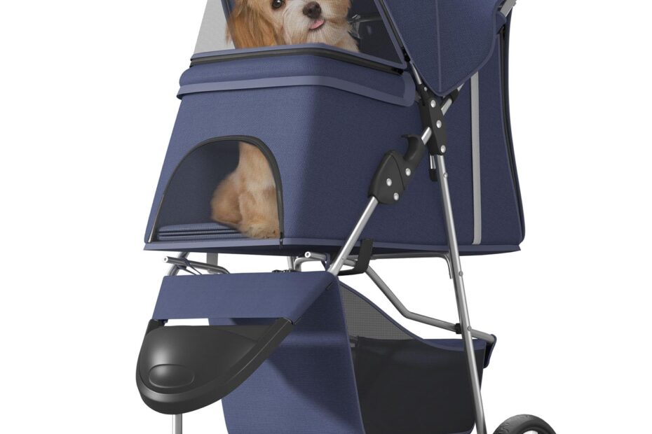 The Ultimate Pet Stroller: Travel in Style and Comfort for Your Furry Friends!