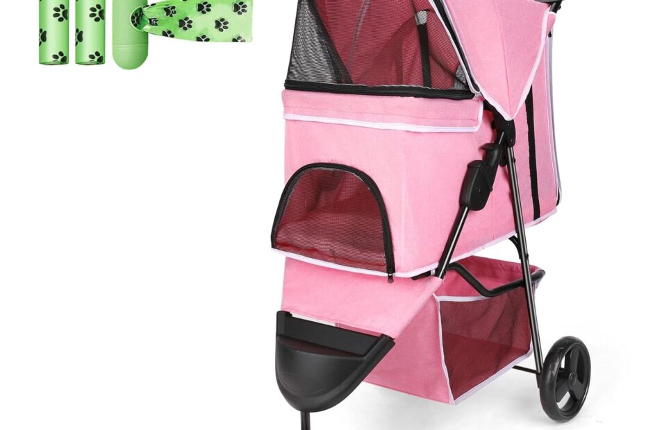 The Ultimate Pet Stroller: Travel in Style with Our Foldable Companion!