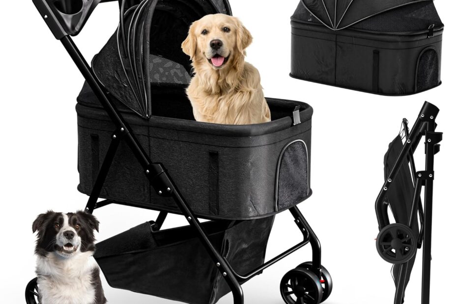 The Ultimate Pet Transport: A Review of the 3-in-1 Foldable Dog and Cat Stroller