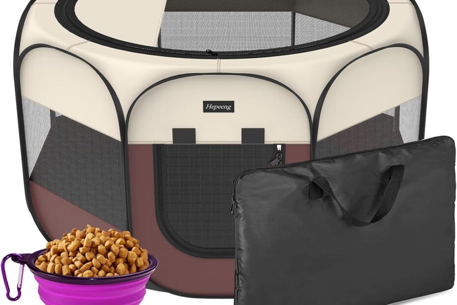 The Ultimate Portable Playpen for Pets: Comfort and Convenience Anywhere!