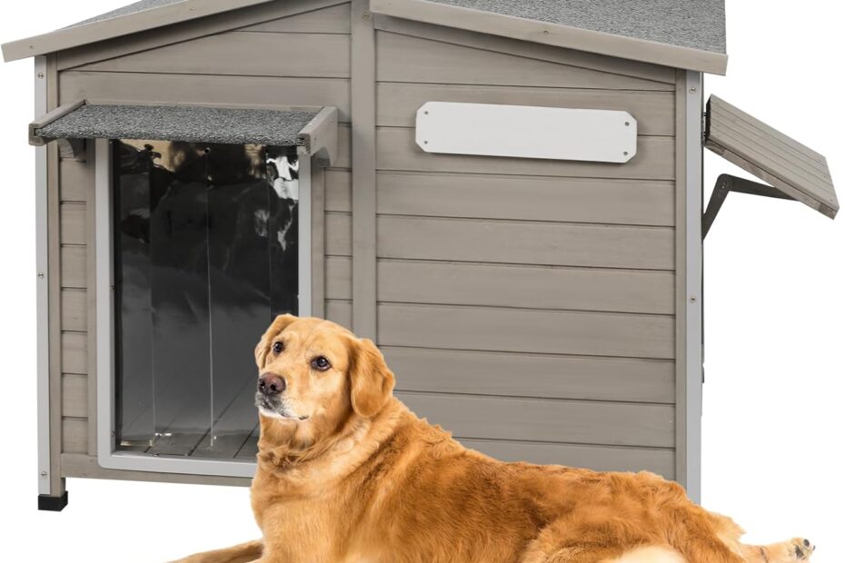 The Ultimate Shelter: Review of the 43" L Outdoor Dog House for Large Breeds