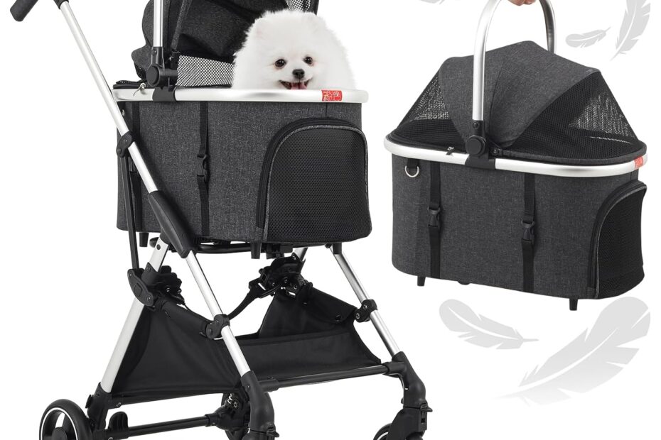 The Ultimate Travel Companion: MoNiBloom Pet Stroller Review for Your Small to Medium Dogs
