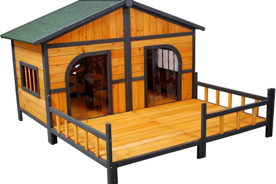 The Ultimate XL Dog House: Perfect Shelter for Your Pawsome Duo!
