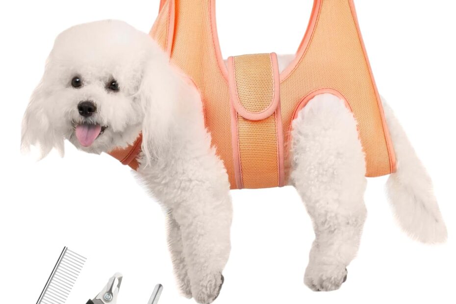Transform Grooming Time: Discover the Guzekier Pet Hammock Harness for Dogs & Cats!