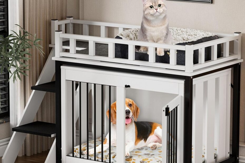 Transform Your Pet's Space: Review of the PAKASEPT Dog Crate Furniture and Bunk Bed