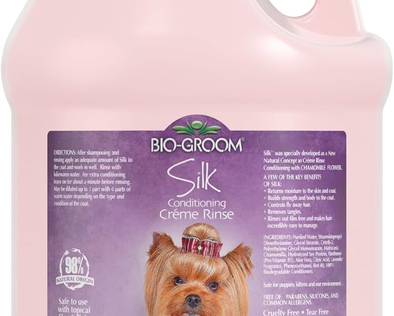 Transform Your Pup's Coat with Bio-Groom Silk Creme Rinse: The Ultimate Conditioner for Dogs!