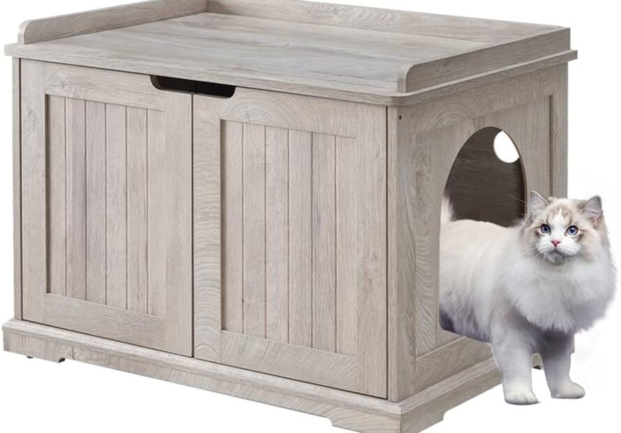 Transform Your Space: The Unipaws Hidden Cat Litter Box Enclosure Review