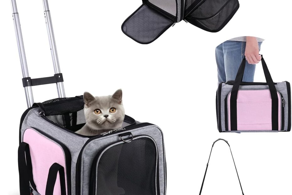 Travel in Comfort: The Ultimate Airline-Approved Pet Carrier on Wheels