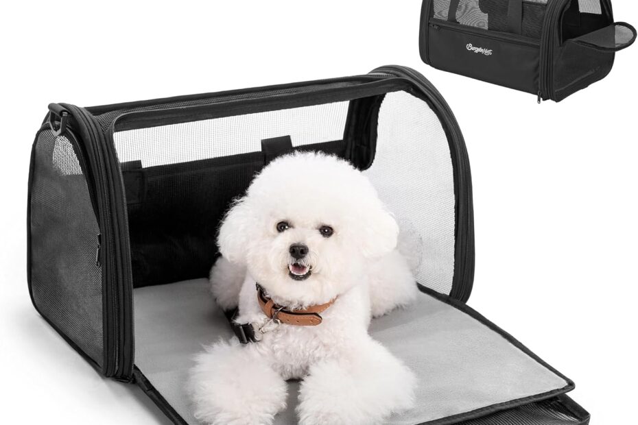 Travel in Style: BurgeonNest Airplane-Approved Carrier for Small Dogs