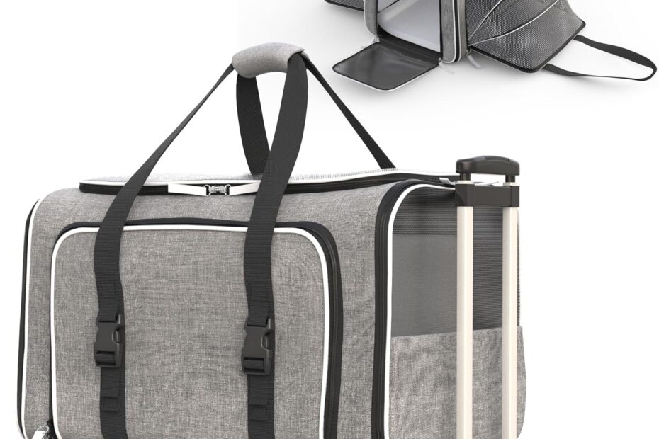 Travel in Style: Katziela Rolling Rover - The Ultimate Expandable Pet Carrier Review!