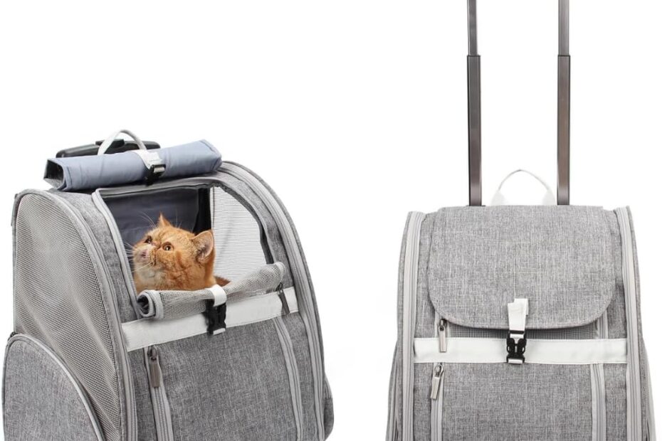 Travel in Style: Lollimeow Pet Rolling Carrier Review