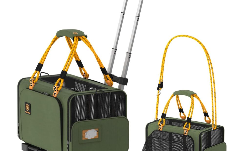 Travel in Style: Review of the PAWZIDEA Expandable Pet Carrier with Wheels