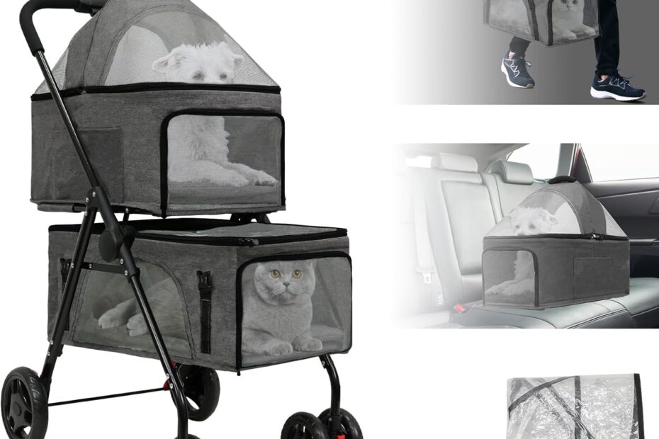 Travel in Style: The BESTHLS Double Pet Stroller Review for Adventurous Pet Owners!
