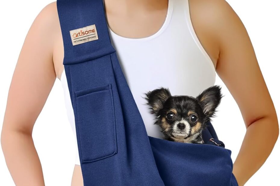 Travel in Style: The Ultimate Pet Dog Sling Carrier for Your Small Companion