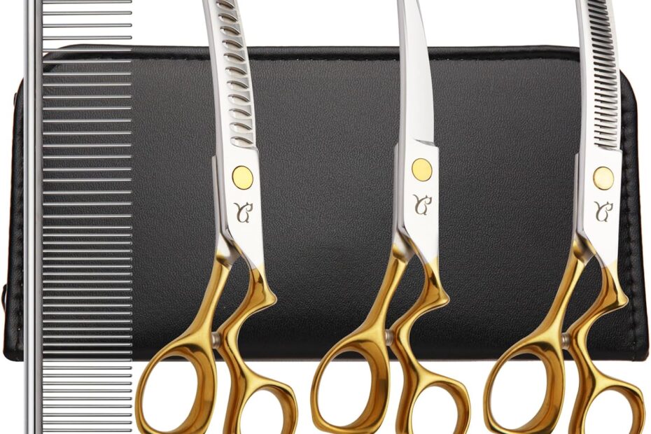 Trim with Confidence: The Ultimate 4-in-1 Dog Grooming Scissors Review