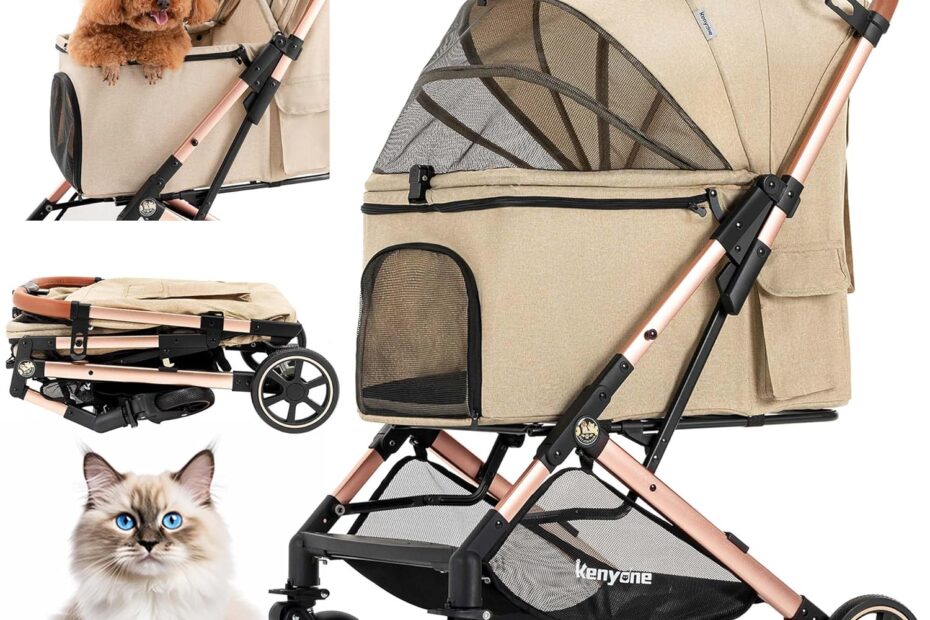 Ultimate Comfort & Convenience: The Kenyone Medium Dog Stroller Review