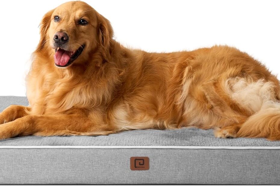 Ultimate Comfort: EHEYCIGA Jumbo Orthopedic Memory Foam Dog Bed Review