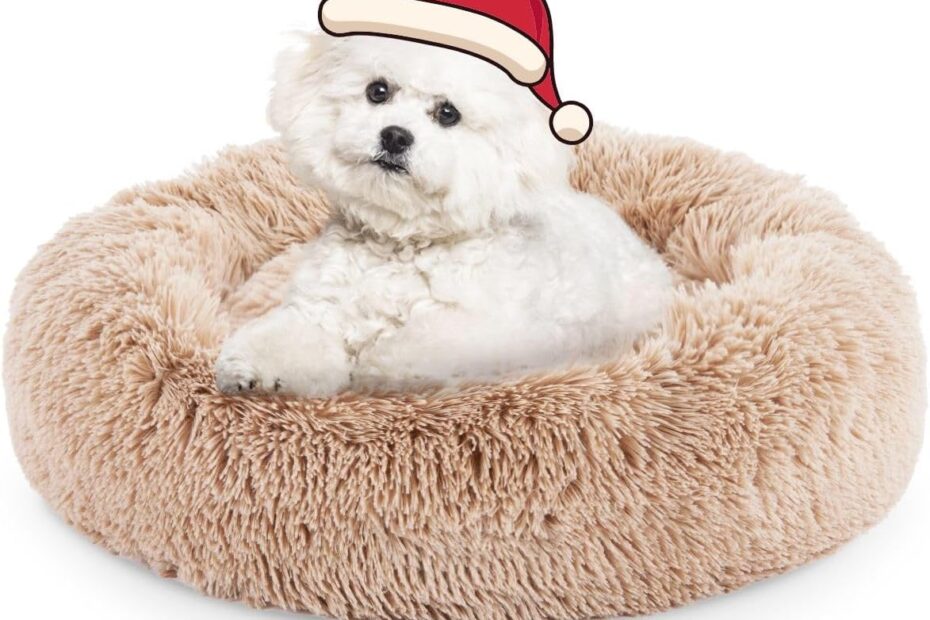 Ultimate Comfort: FluffyDream 24-Inch Calming Donut Bed for Your Furry Friend