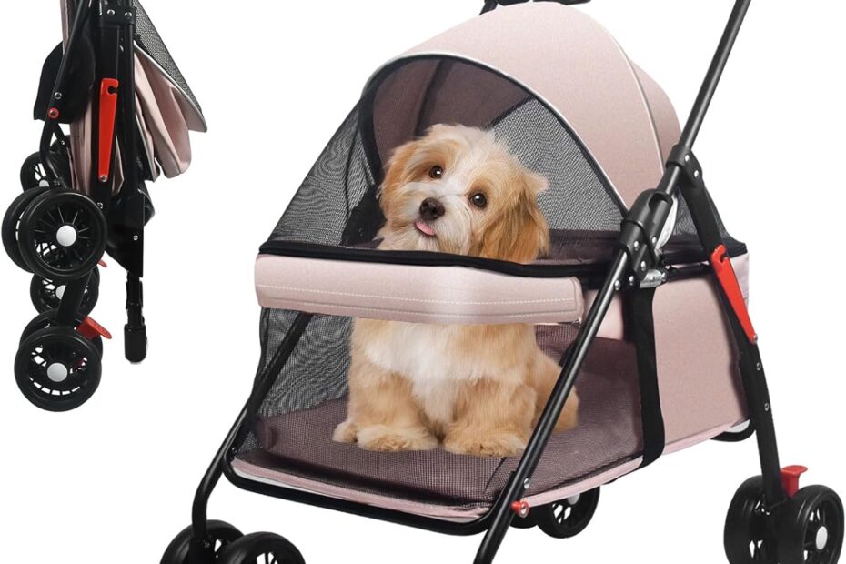Ultimate Comfort for Your Pets: The Foldable Pet Stroller Review!