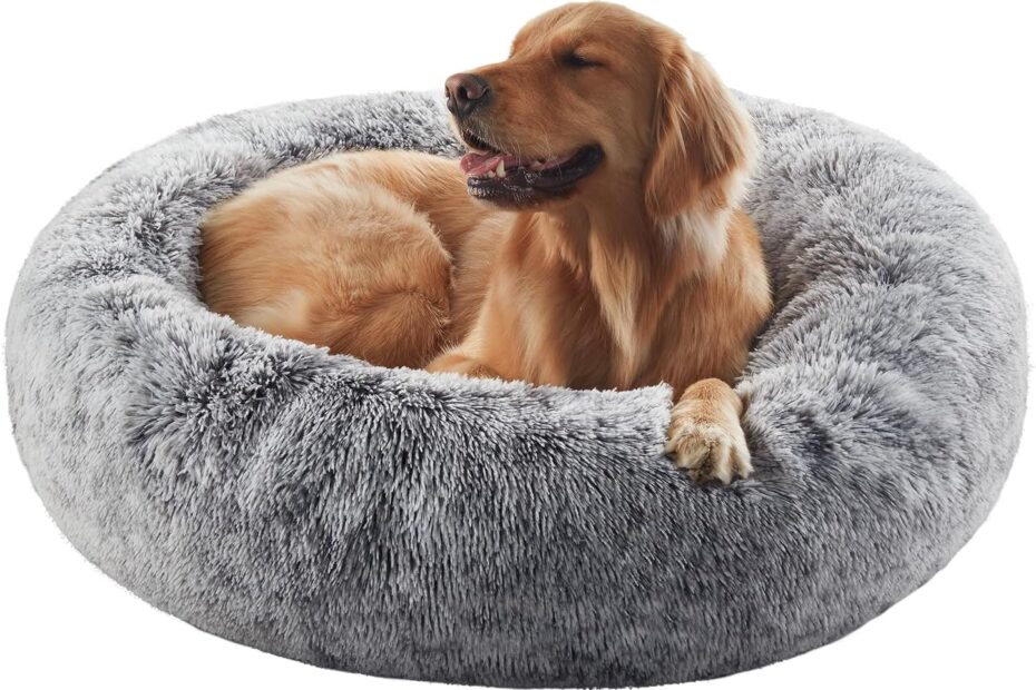 Ultimate Comfort for Your Pup: Review of the 36-Inch Calming Donut Dog Bed