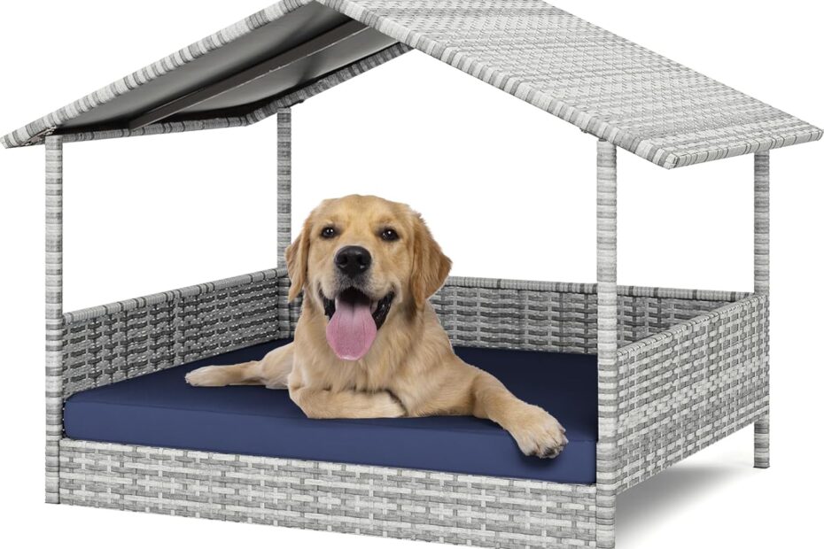 Ultimate Comfort for Your Pup: Review of the Wicker Dog House Outdoor with Canopy
