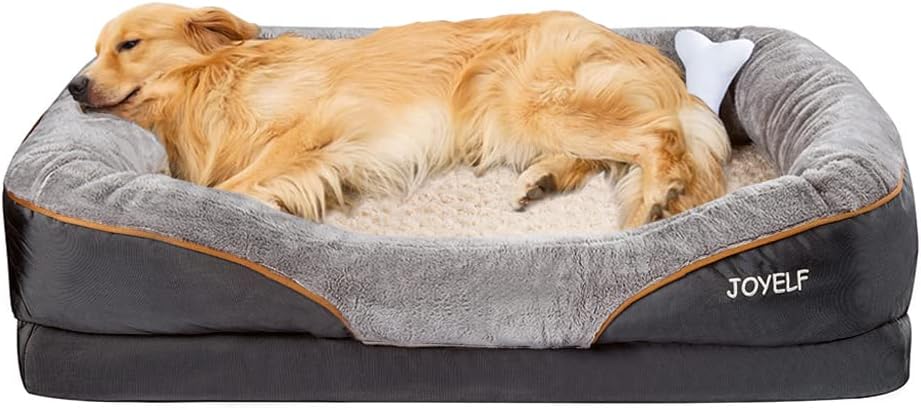 Ultimate Comfort: JOYELF X-Large Memory Foam Dog Bed Review for Large Breeds
