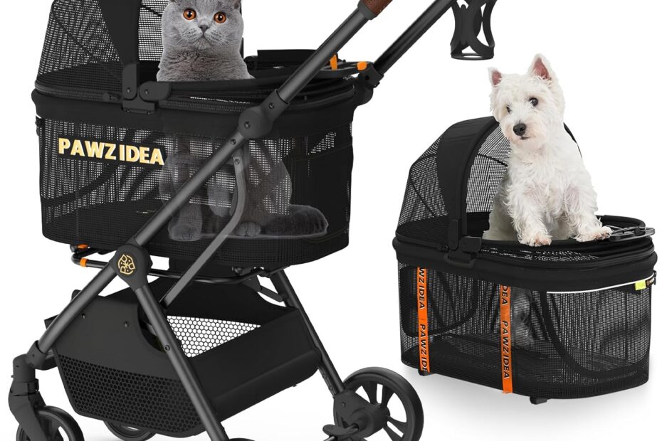 Ultimate Comfort on the Go: PAWZIDEA 4-in-1 Dog Stroller Review