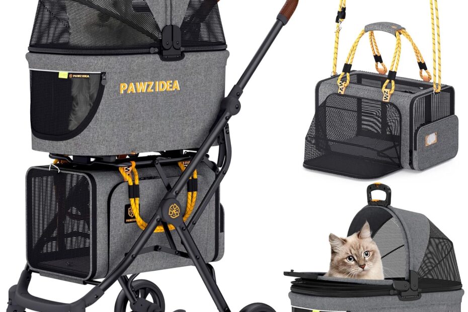 Ultimate Comfort on the Go: PAWZIDEA Double Pet Stroller Review