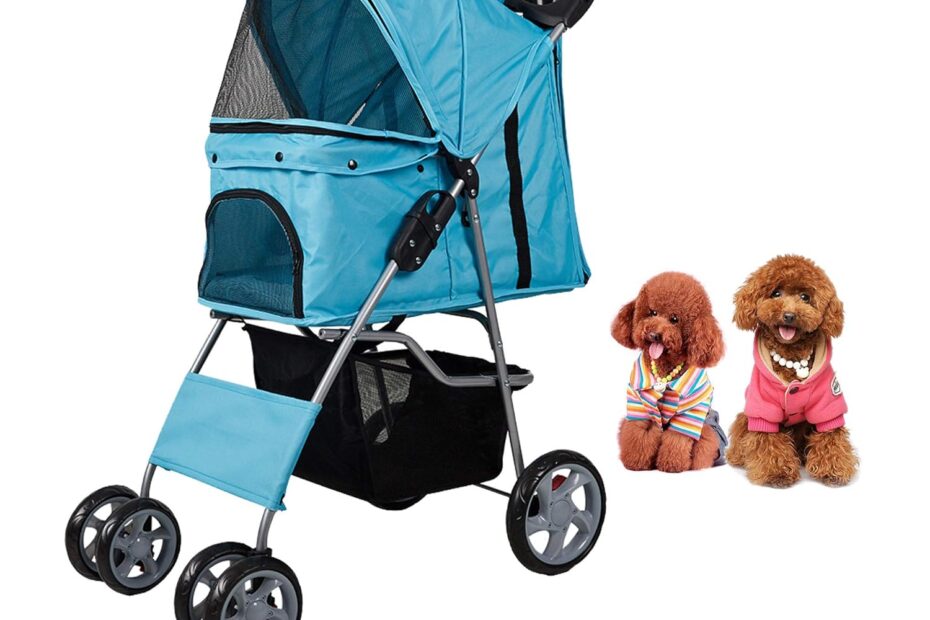 Ultimate Comfort on the Go: Review of the 4 Wheel Pet Stroller for Cats and Dogs