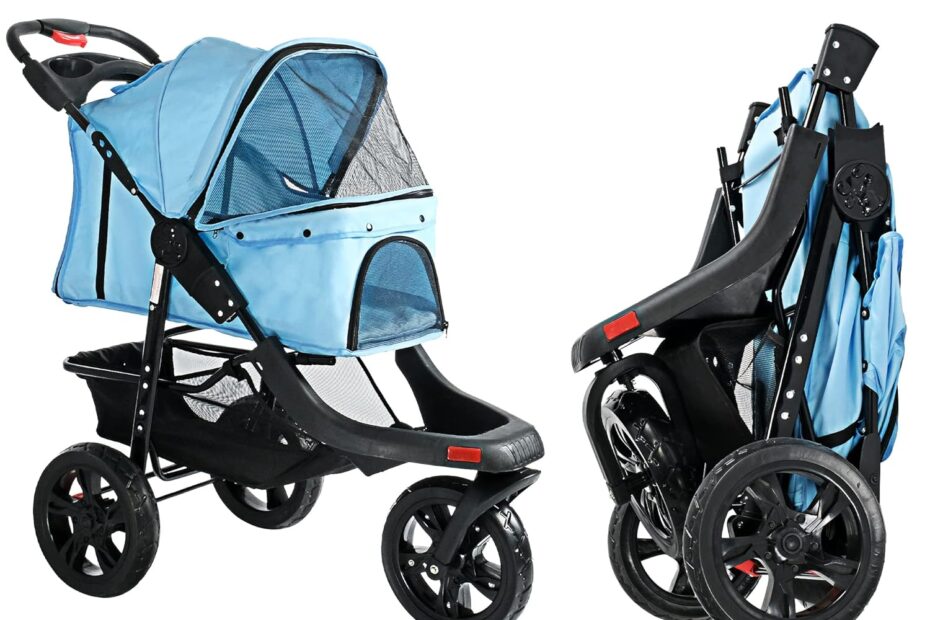Ultimate Comfort on the Go: Review of the Foldable Large Pet Jogger Stroller