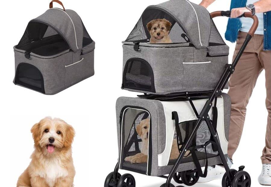 Ultimate Comfort on the Go: Review of the Kinbor Double Pet Stroller for Your Furry Friends