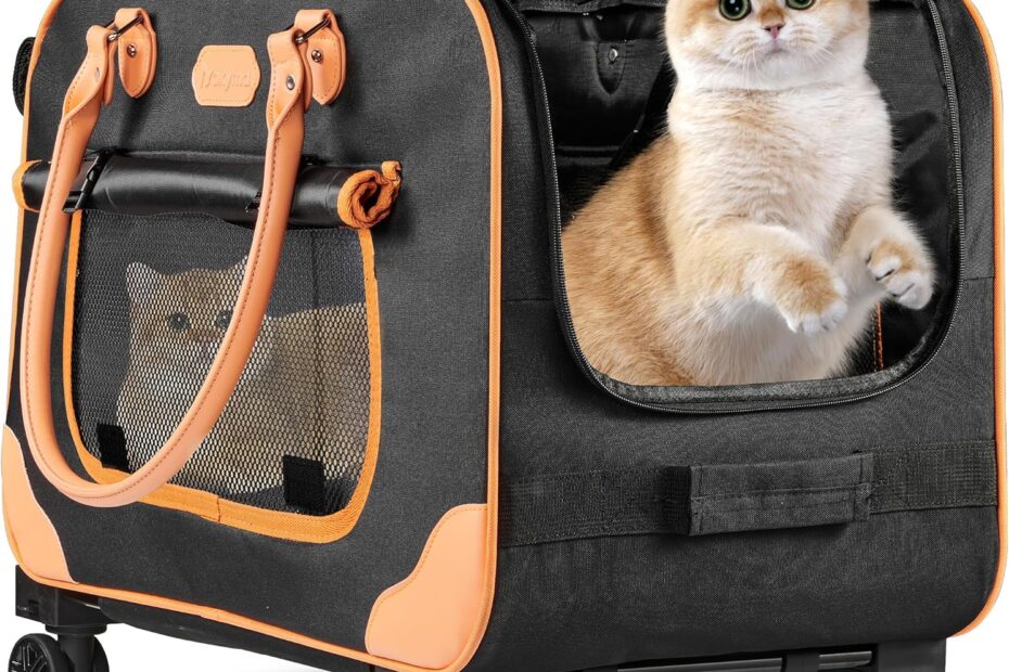 Ultimate Comfort on the Go: Review of the Large Rolling Cat Carrier