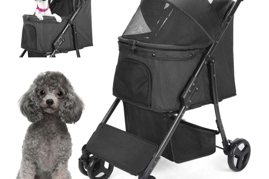Ultimate Comfort on the Go: Review of the Pet Dog Stroller for Small Dogs & Cats