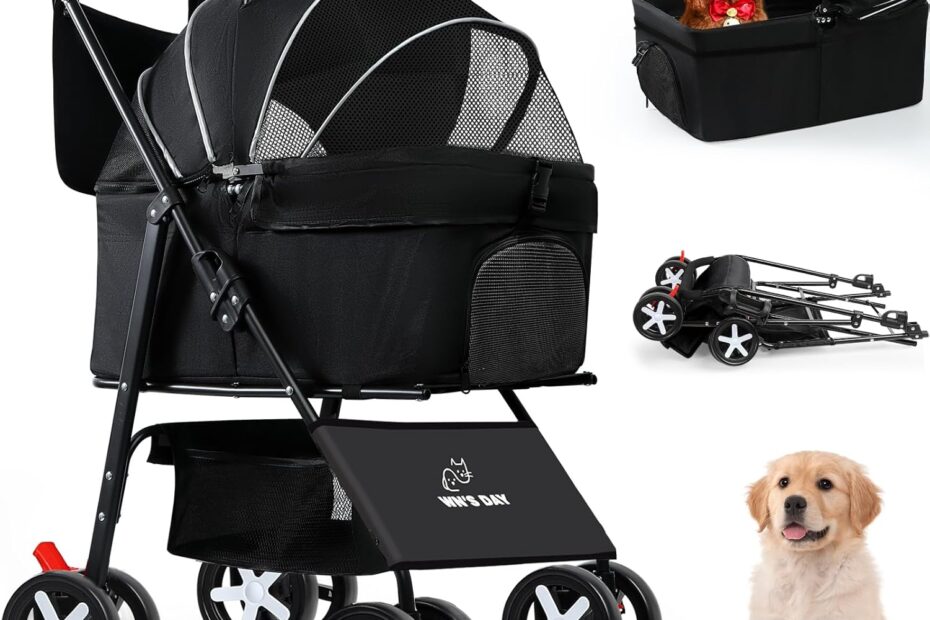 Ultimate Comfort on the Go: The 3 in 1 Pet Dog Stroller Review