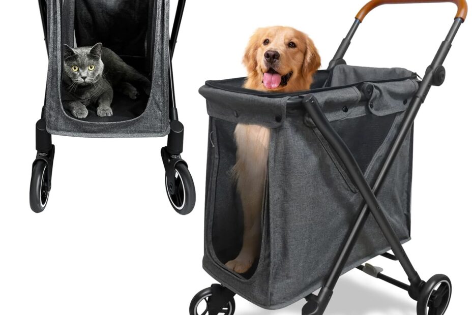 Ultimate Comfort on the Go: The Folding Pet Stroller Review!