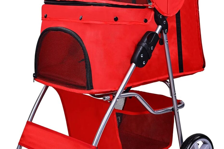 Ultimate Comfort on the Go: The Must-Have Pet Stroller for Your Furry Friends!