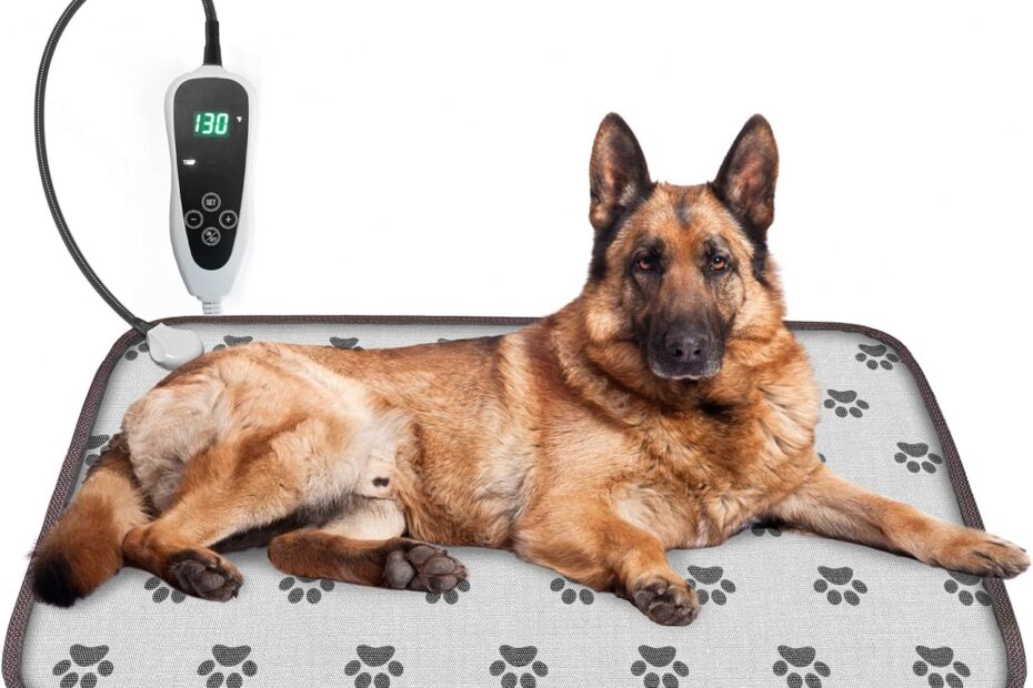 Ultimate Comfort: Review of the 34x21in Large Dog Heating Pad for Cozy Whelping!