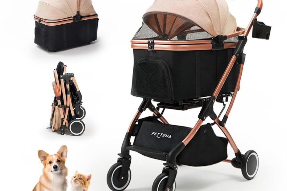 Ultimate Comfort: Review of the 4 in 1 Dog Stroller for Small Dogs & Cats