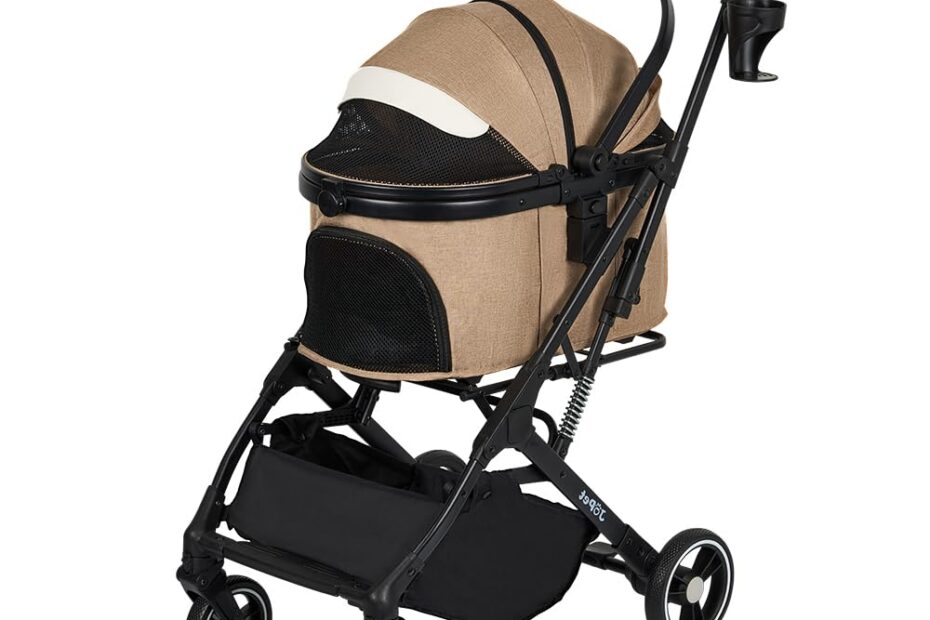 Ultimate Comfort: Review of the Burlywood Pet Stroller for Small and Medium Dogs