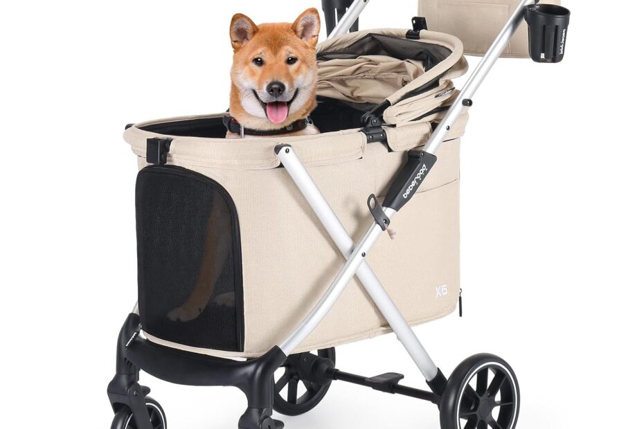Ultimate Comfort: Review of the X6 Luxury Pet Stroller for Medium Dogs