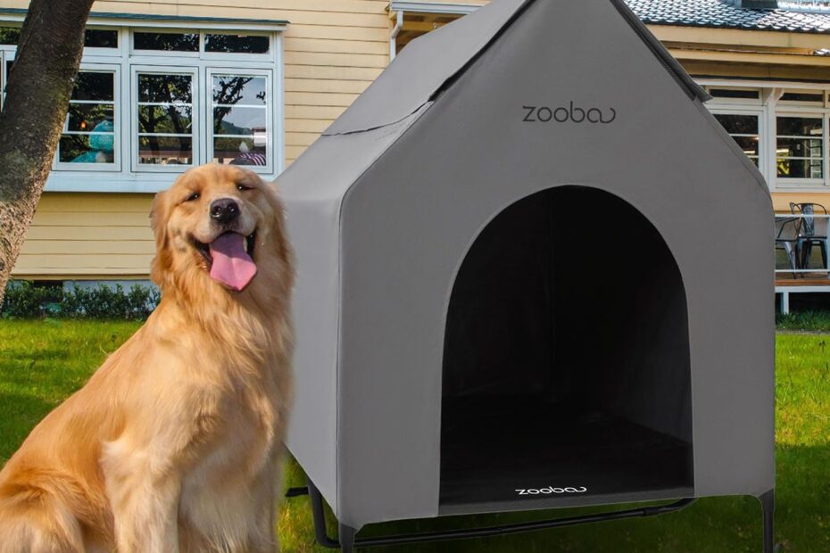 Ultimate Comfort: Review of the X-Large Weatherproof Dog House with Elevated Cooling Bed