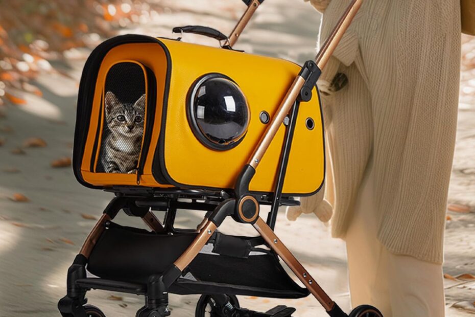 Ultimate Comfort: The 3 in 1 Pet Stroller for Your Furry Friends!