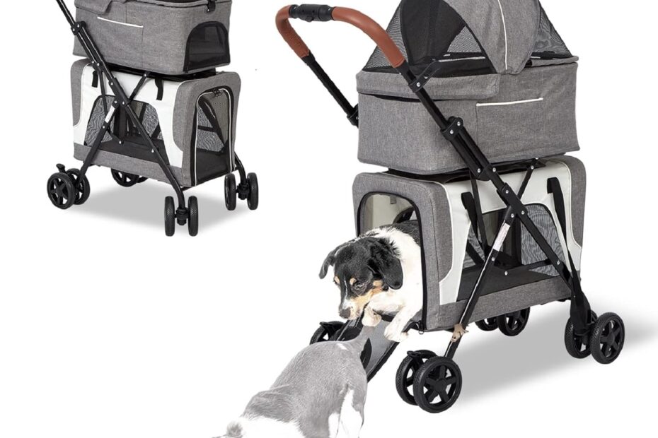Ultimate Comfort: The 4-in-1 Dog Stroller for Small Pets Review
