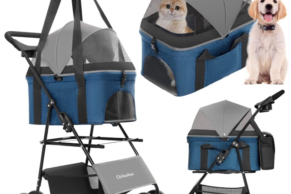 Ultimate Convenience: CHIHUAHUA 2-in-1 Pet Stroller Review!