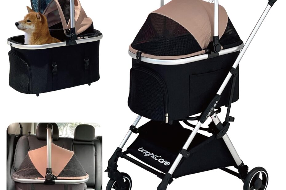 Ultimate Convenience: Review of the 3 in 1 BRIGHTCARE Small Pet Stroller