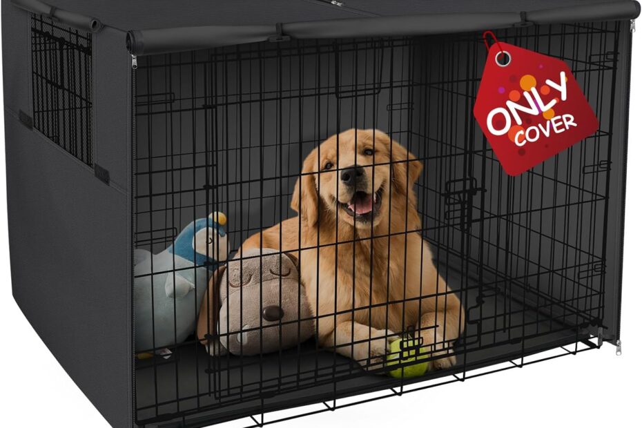 Ultimate Dog Crate Cover: Explore Land's Heavy Duty Polyester Solution for Every Pet Parent