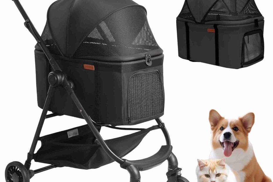 Ultimate Dog Stroller Review: Travel in Style with the 3-in-1 Foldable Carrier!